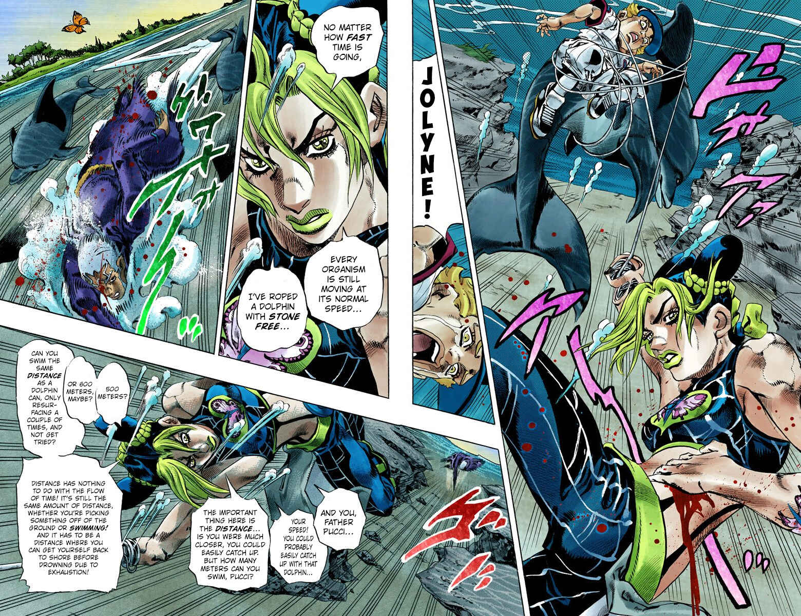 Page 6 Chapter 155 JoJos Bizarre Adventure, Part 6: Stone Ocean (Official Colored)