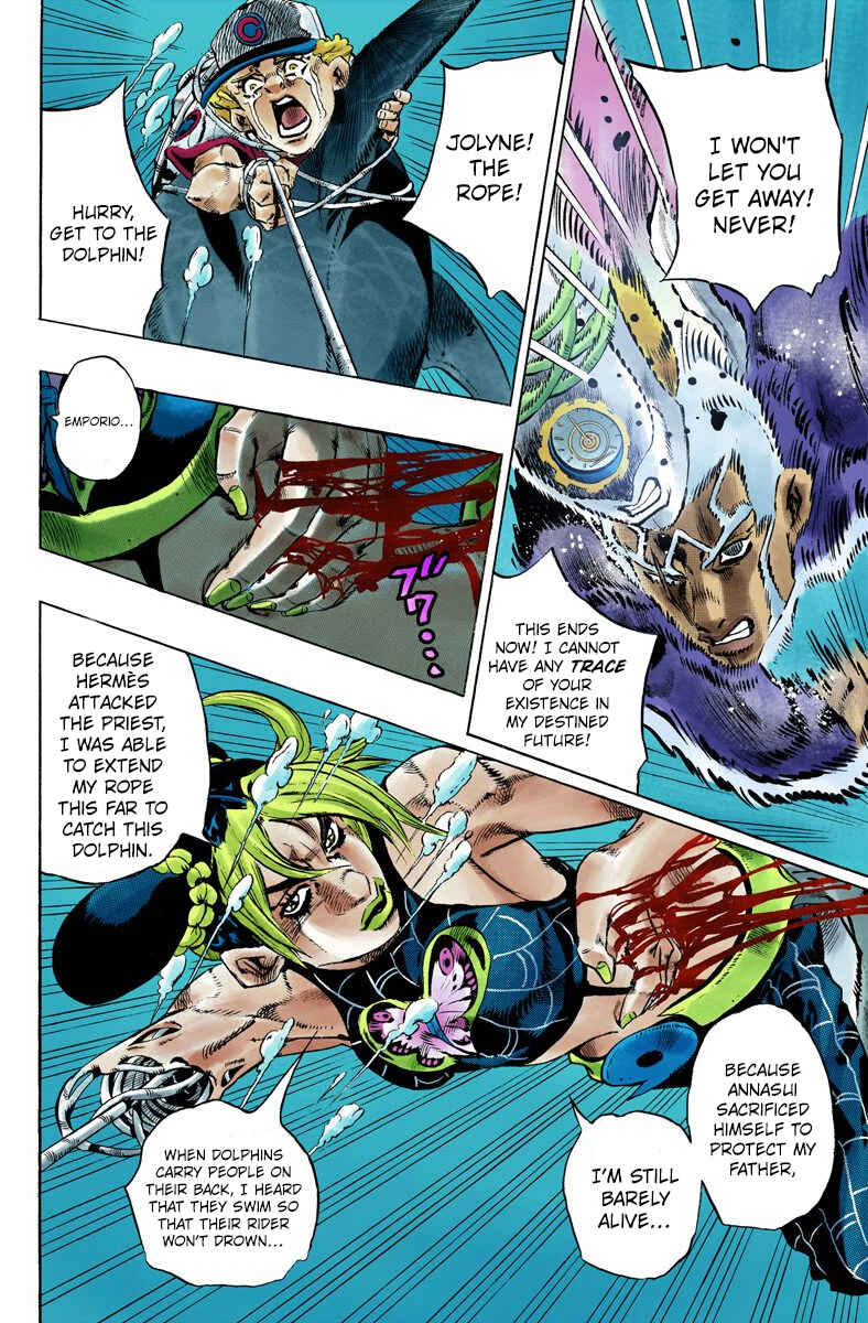 Page 7 Chapter 155 JoJos Bizarre Adventure, Part 6: Stone Ocean (Official Colored)