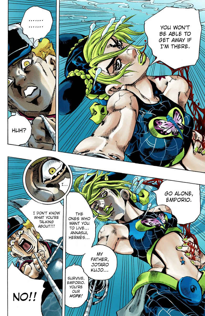 Page 9 Chapter 155 JoJos Bizarre Adventure, Part 6: Stone Ocean (Official Colored)