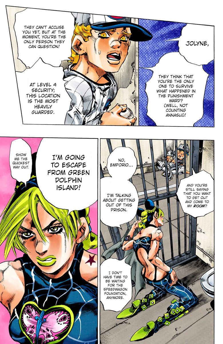 Page 12 Chapter 96 JoJos Bizarre Adventure, Part 6: Stone Ocean (Official Colored)