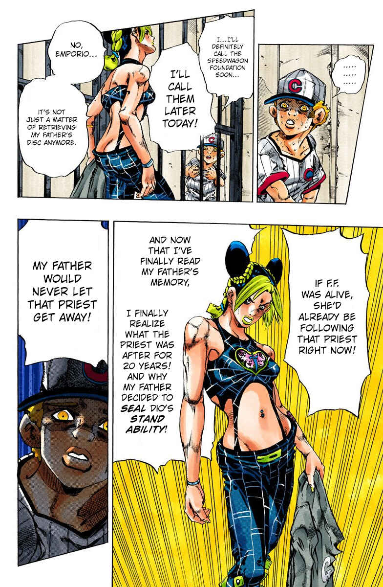 Page 13 Chapter 96 JoJos Bizarre Adventure, Part 6: Stone Ocean (Official Colored)