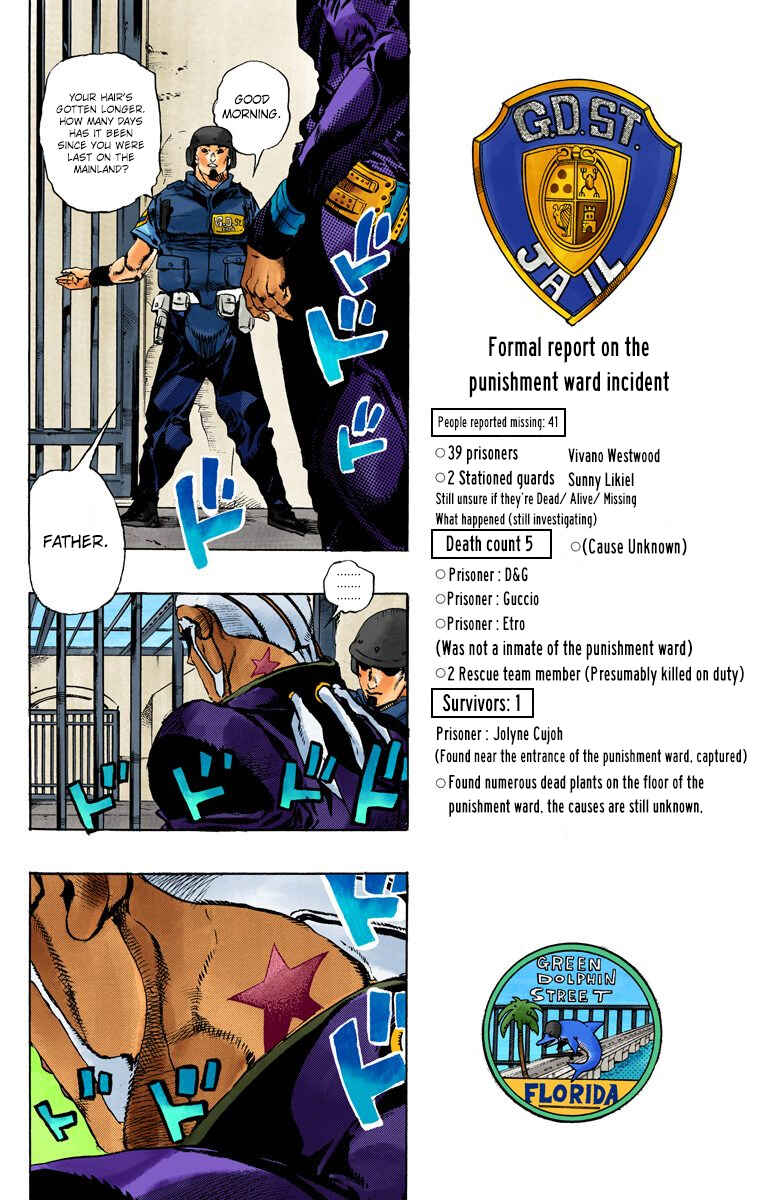 Page 3 Chapter 96 JoJos Bizarre Adventure, Part 6: Stone Ocean (Official Colored)