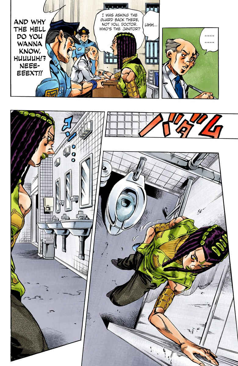 Page 8 Chapter 22 JoJos Bizarre Adventure, Part 6: Stone Ocean (Official Colored)
