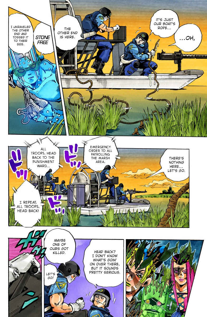 Page 12 Chapter 80 JoJos Bizarre Adventure, Part 6: Stone Ocean (Official Colored)