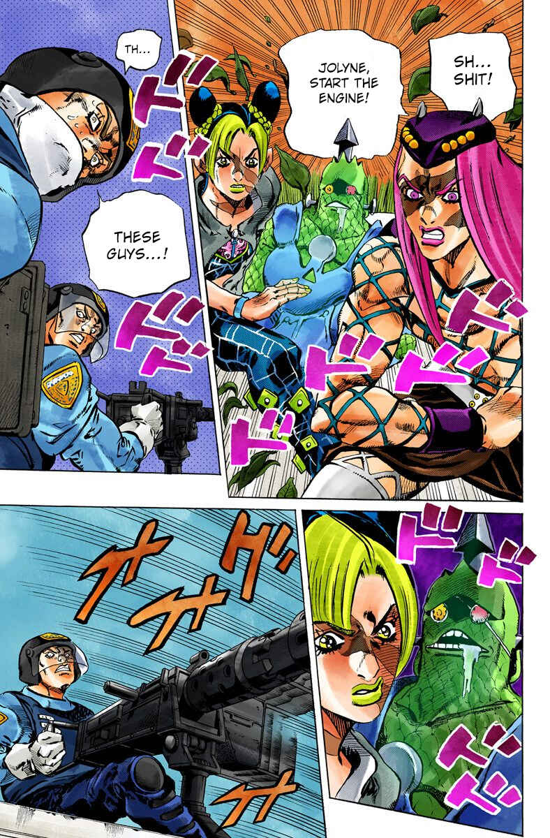 Page 15 Chapter 80 JoJos Bizarre Adventure, Part 6: Stone Ocean (Official Colored)