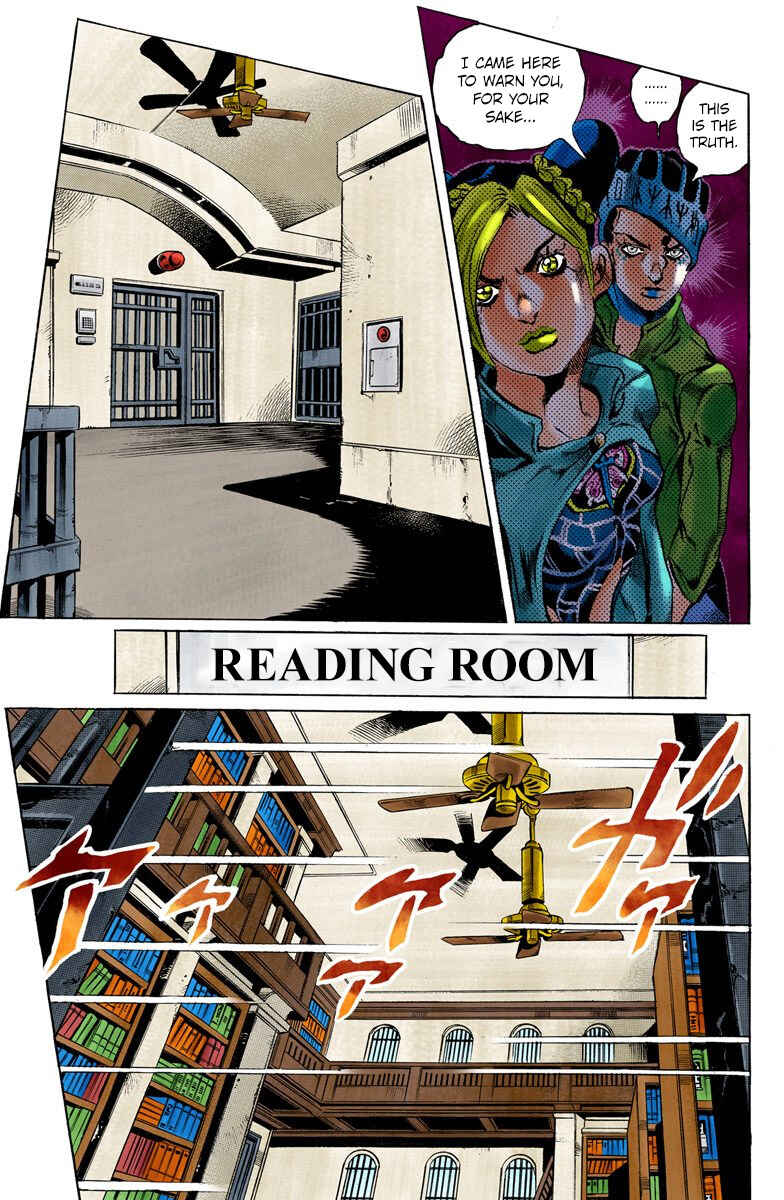 Page 11 Chapter 10 JoJos Bizarre Adventure, Part 6: Stone Ocean (Official Colored)