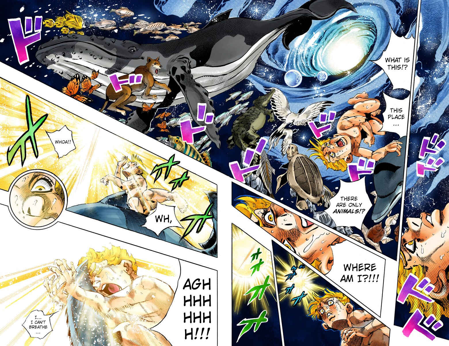 Page 8 Chapter 156 JoJos Bizarre Adventure, Part 6: Stone Ocean (Official Colored)