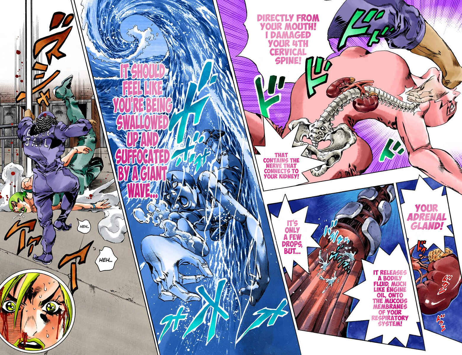 Page 3 Chapter 68 JoJos Bizarre Adventure, Part 6: Stone Ocean (Official Colored)