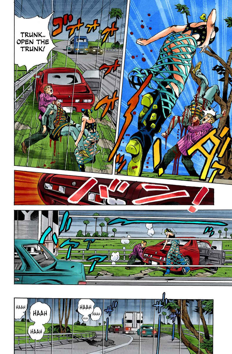 Page 13 Chapter 2 JoJos Bizarre Adventure, Part 6: Stone Ocean (Official Colored)