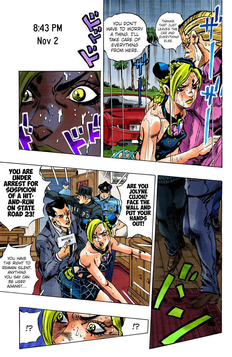 Page 14 Chapter 2 JoJos Bizarre Adventure, Part 6: Stone Ocean (Official Colored)