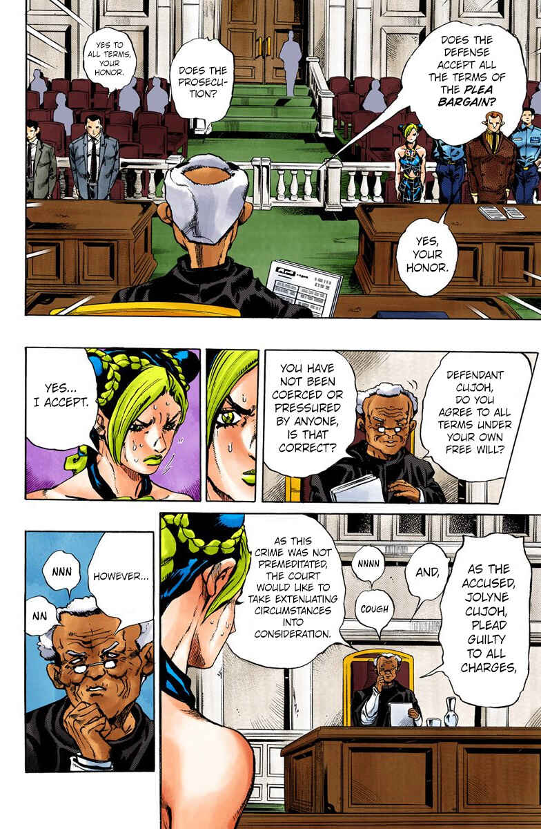 Page 21 Chapter 2 JoJos Bizarre Adventure, Part 6: Stone Ocean (Official Colored)