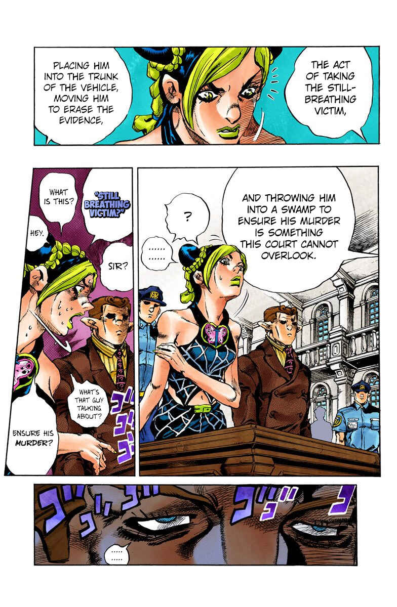 Page 22 Chapter 2 JoJos Bizarre Adventure, Part 6: Stone Ocean (Official Colored)