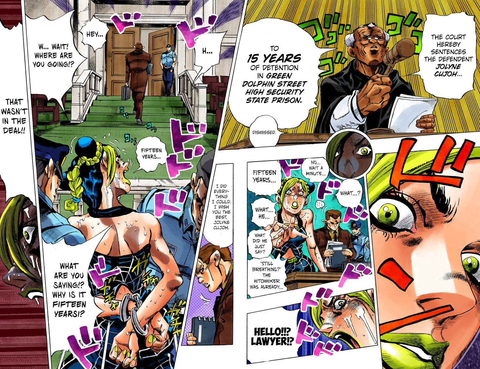 Page 23 Chapter 2 JoJos Bizarre Adventure, Part 6: Stone Ocean (Official Colored)