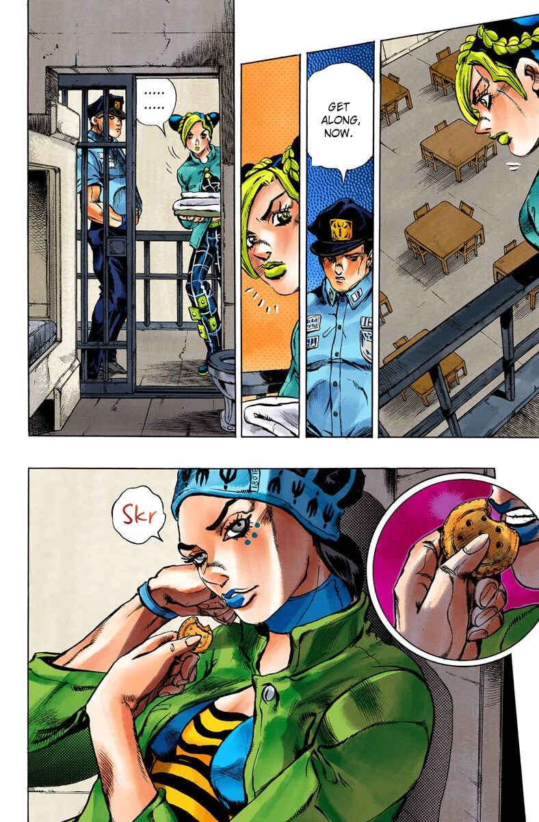 Page 11 Chapter 4 JoJos Bizarre Adventure, Part 6: Stone Ocean (Official Colored)