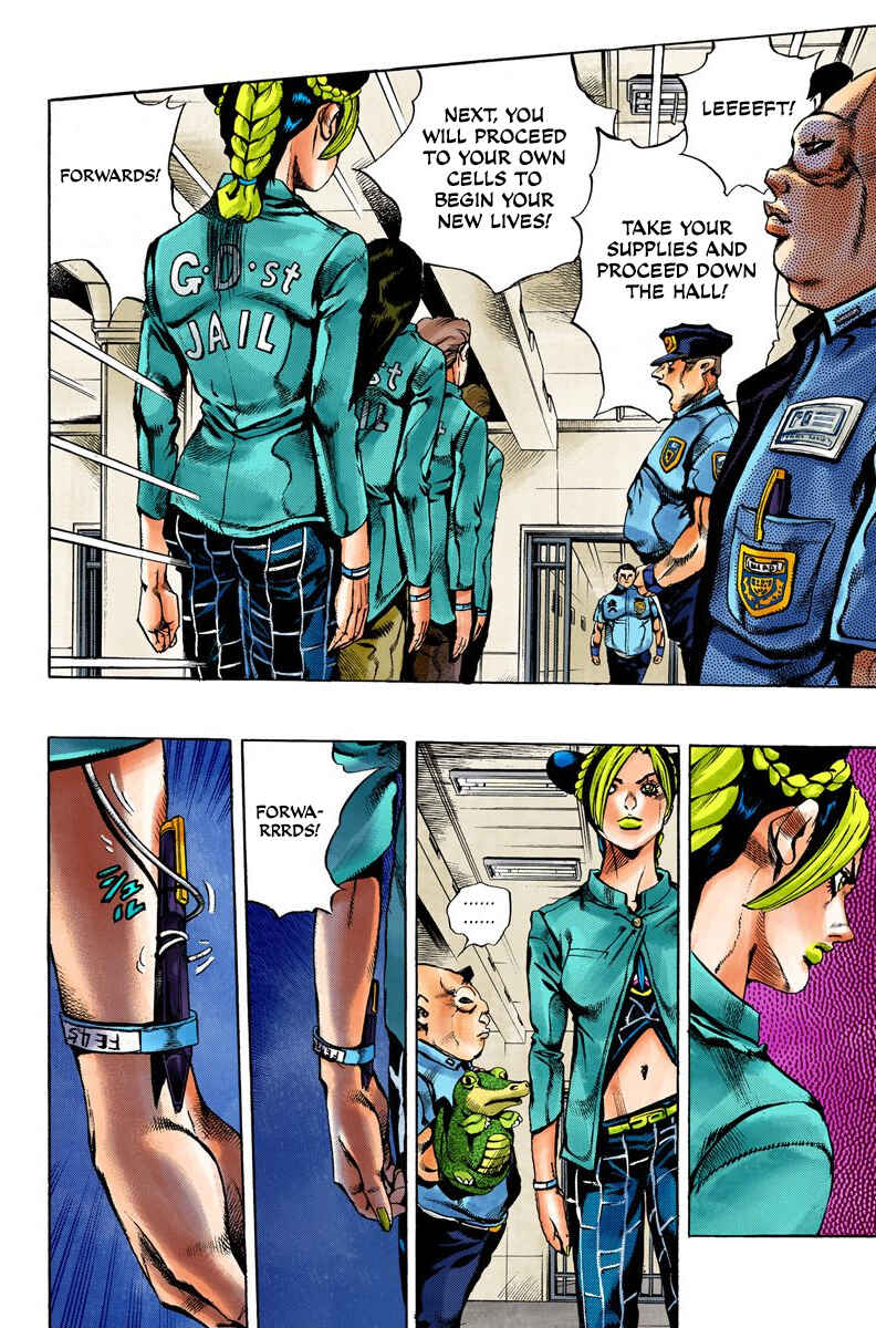 Page 8 Chapter 4 JoJos Bizarre Adventure, Part 6: Stone Ocean (Official Colored)