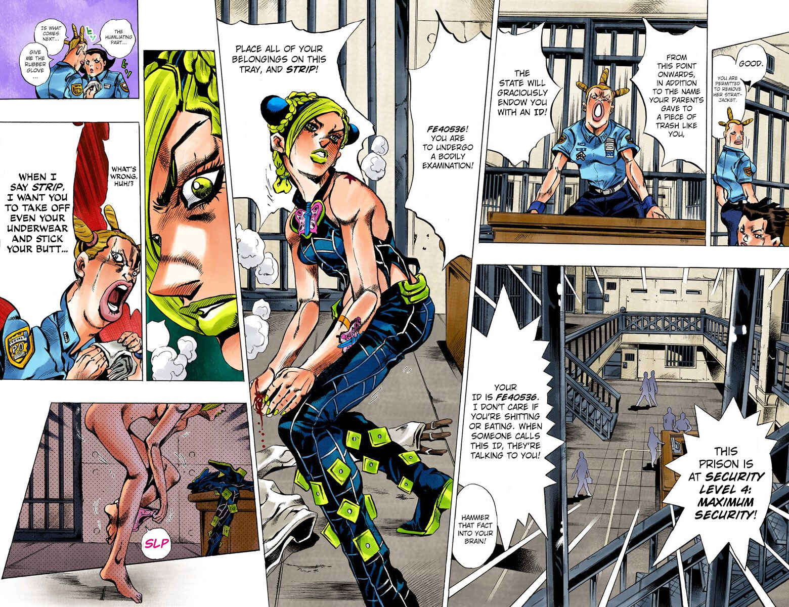 Page 6 Chapter 3 JoJos Bizarre Adventure, Part 6: Stone Ocean (Official Colored)