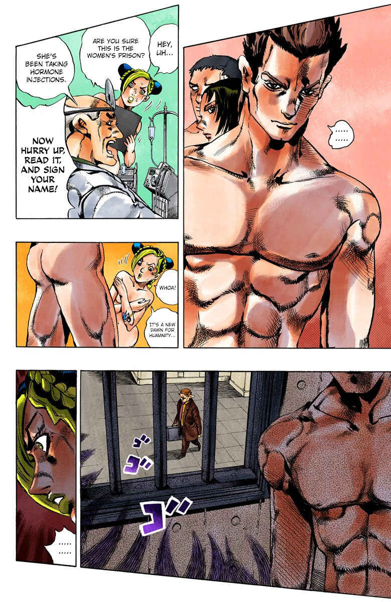 Page 9 Chapter 3 JoJos Bizarre Adventure, Part 6: Stone Ocean (Official Colored)