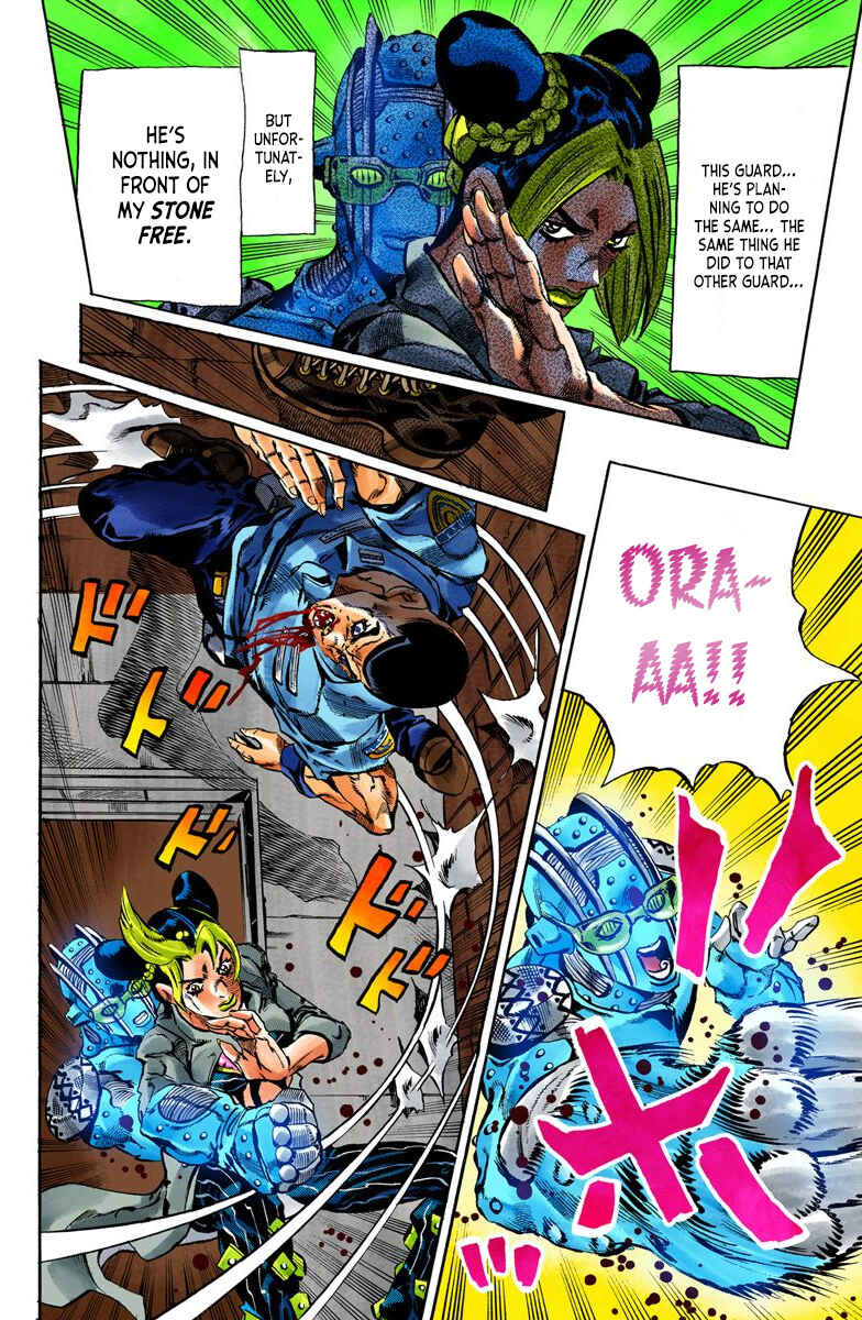 Page 12 Chapter 61 JoJos Bizarre Adventure, Part 6: Stone Ocean (Official Colored)