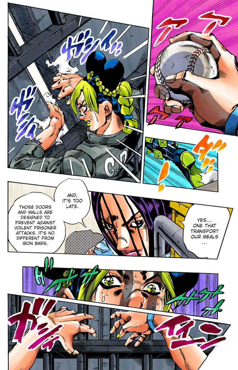 Page 11 Chapter 38 JoJos Bizarre Adventure, Part 6: Stone Ocean (Official Colored)