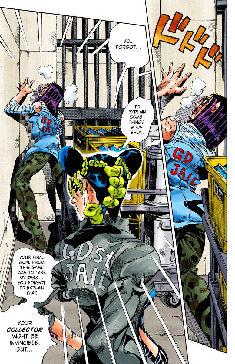 Page 8 Chapter 38 JoJos Bizarre Adventure, Part 6: Stone Ocean (Official Colored)