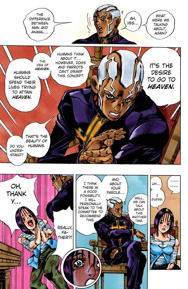 Page 13 Chapter 34 JoJos Bizarre Adventure, Part 6: Stone Ocean (Official Colored)