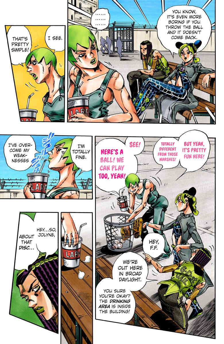 Page 3 Chapter 34 JoJos Bizarre Adventure, Part 6: Stone Ocean (Official Colored)
