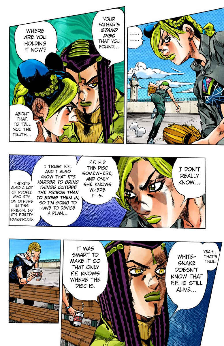 Page 4 Chapter 34 JoJos Bizarre Adventure, Part 6: Stone Ocean (Official Colored)