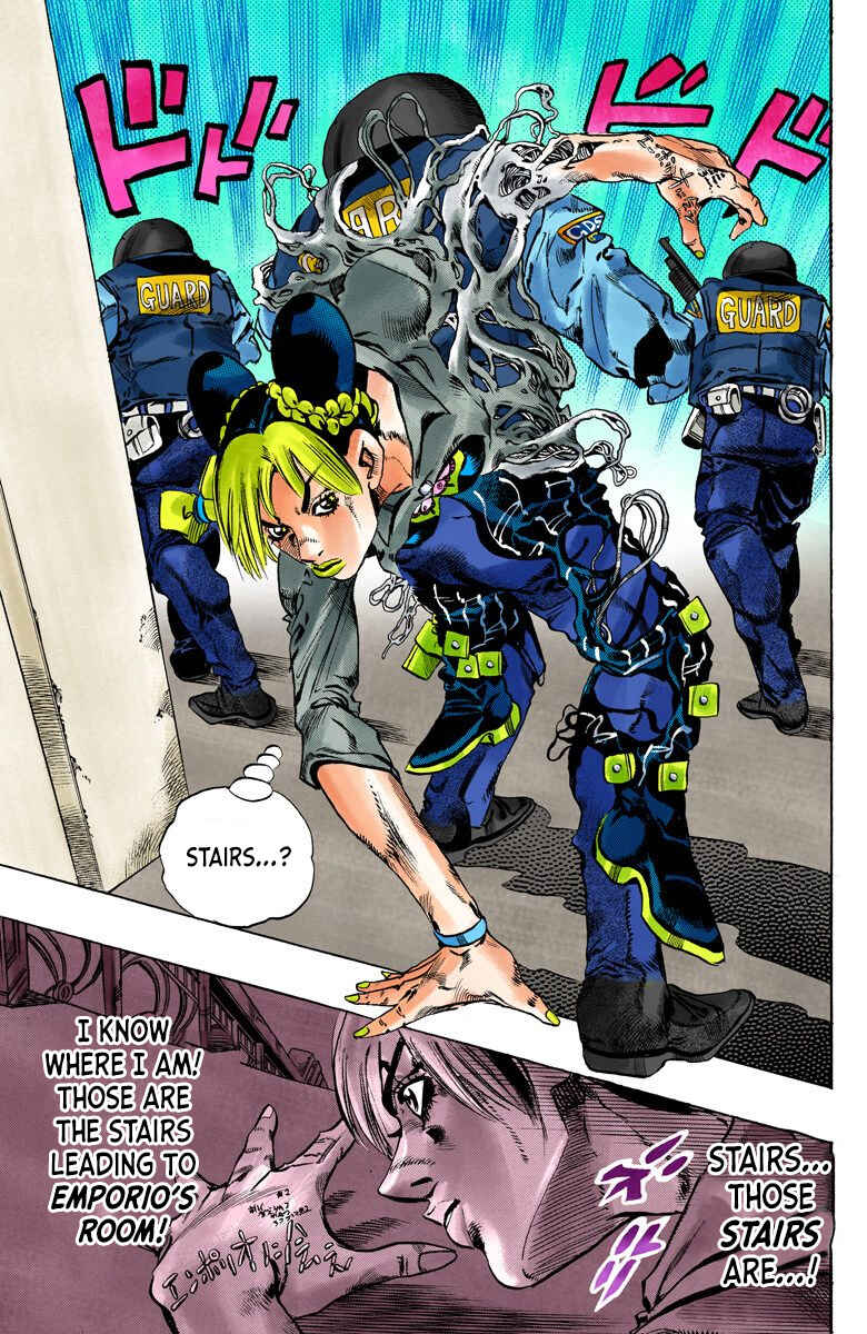 Page 14 Chapter 99 JoJos Bizarre Adventure, Part 6: Stone Ocean (Official Colored)