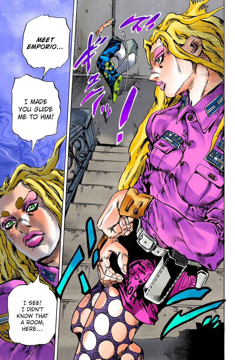 Page 18 Chapter 99 JoJos Bizarre Adventure, Part 6: Stone Ocean (Official Colored)