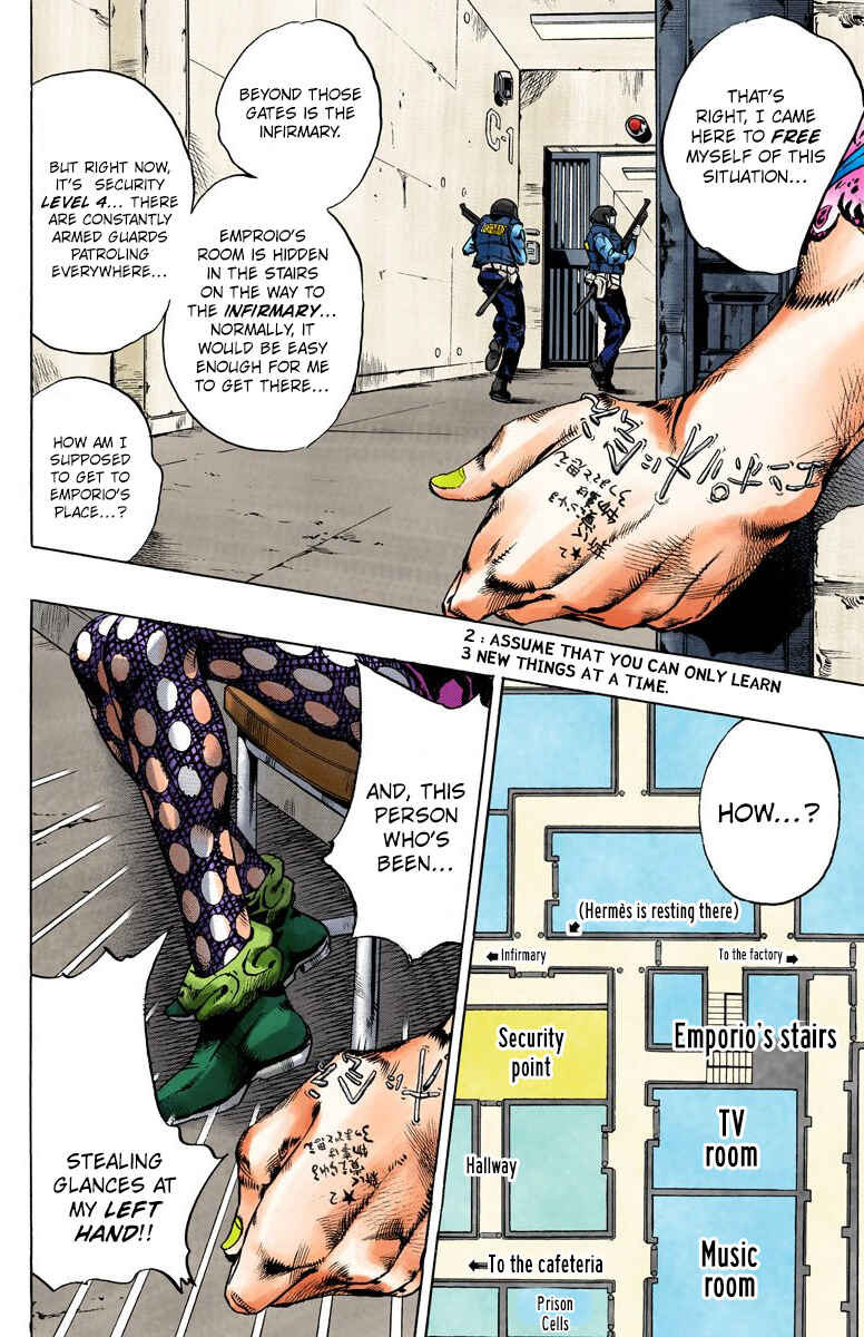 Page 4 Chapter 99 JoJos Bizarre Adventure, Part 6: Stone Ocean (Official Colored)
