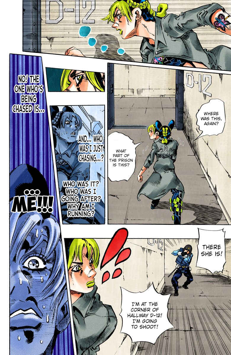 Page 9 Chapter 99 JoJos Bizarre Adventure, Part 6: Stone Ocean (Official Colored)