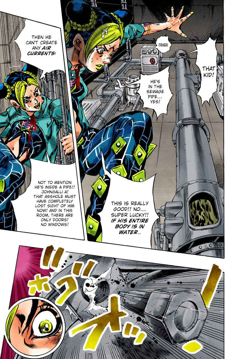 Page 11 Chapter 15 JoJos Bizarre Adventure, Part 6: Stone Ocean (Official Colored)