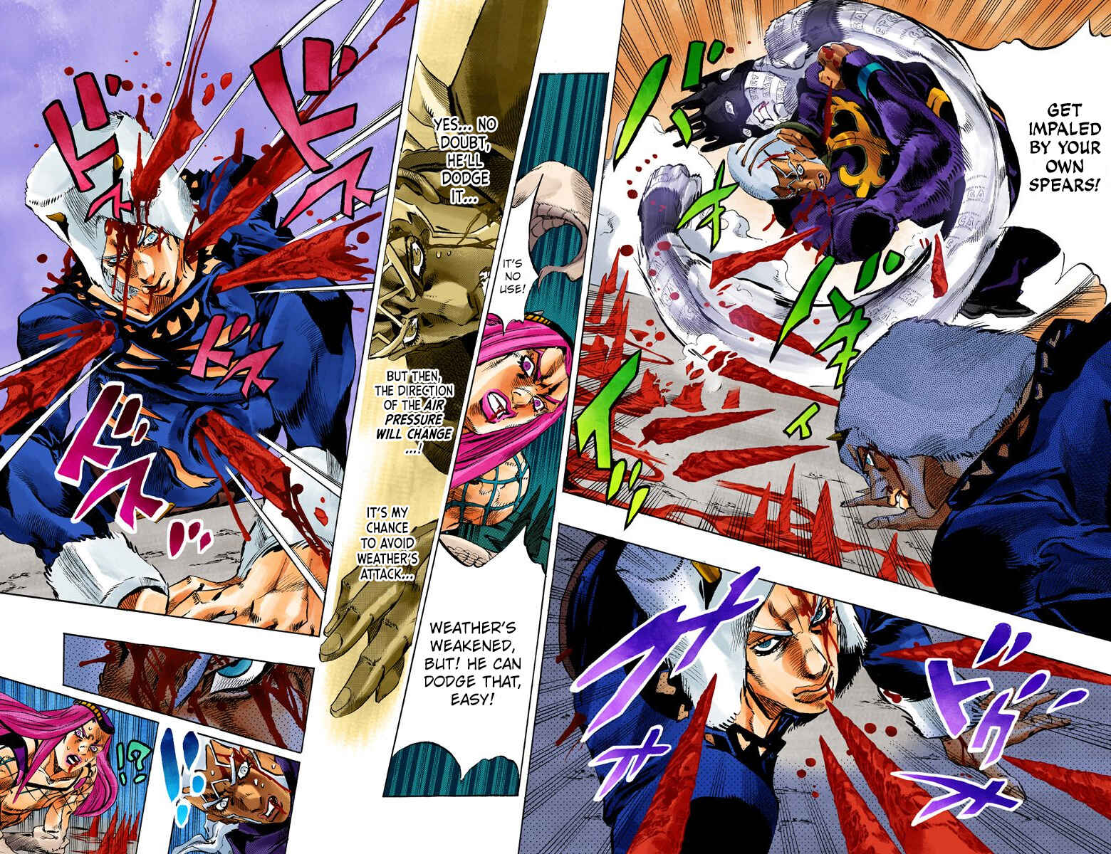 Page 4 Chapter 136 JoJos Bizarre Adventure, Part 6: Stone Ocean (Official Colored)