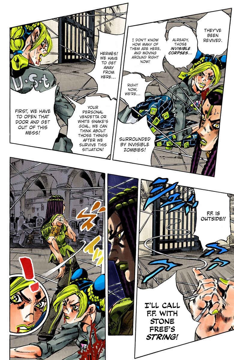 Page 12 Chapter 56 JoJos Bizarre Adventure, Part 6: Stone Ocean (Official Colored)