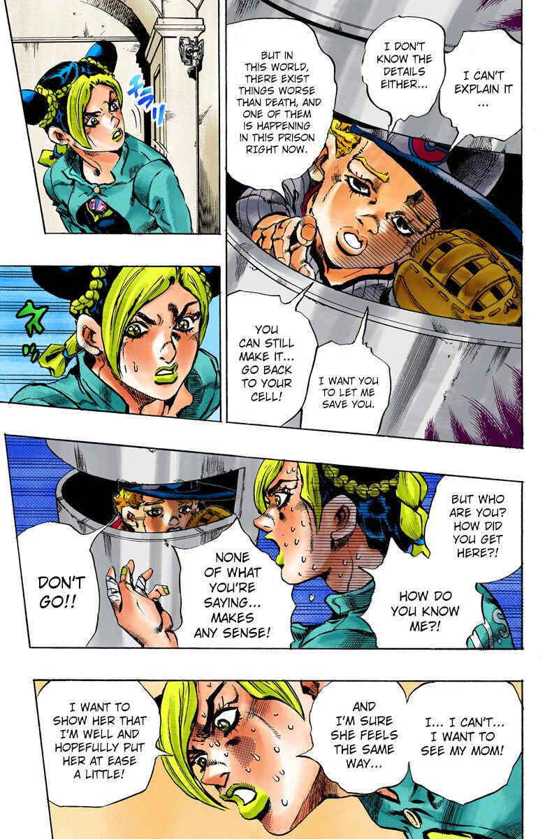 Page 11 Chapter 11 JoJos Bizarre Adventure, Part 6: Stone Ocean (Official Colored)