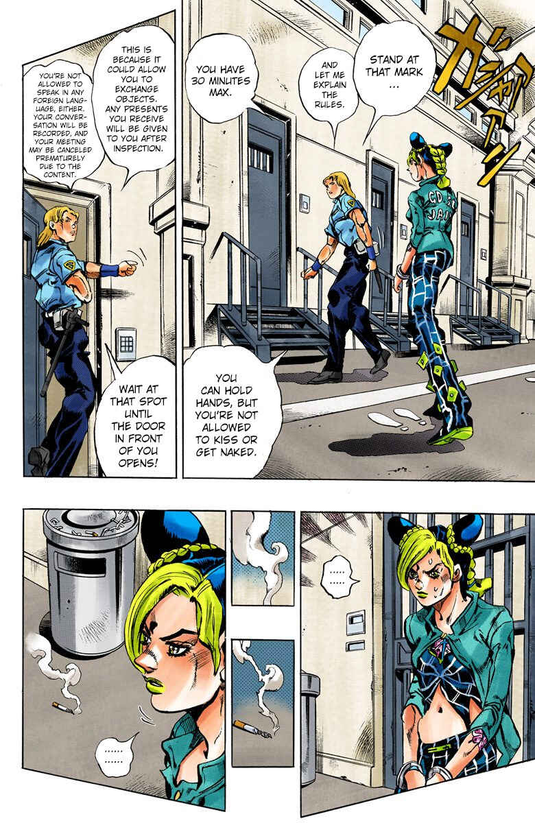 Page 8 Chapter 11 JoJos Bizarre Adventure, Part 6: Stone Ocean (Official Colored)