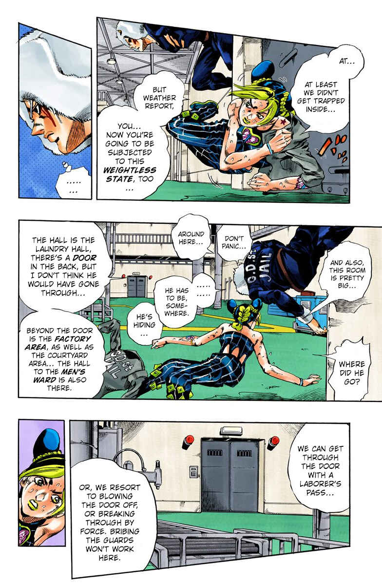 Page 8 Chapter 43 JoJos Bizarre Adventure, Part 6: Stone Ocean (Official Colored)