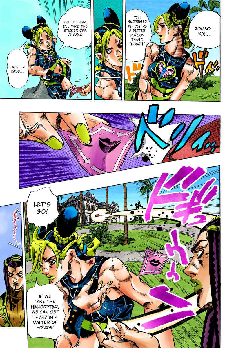 Page 14 Chapter 111 JoJos Bizarre Adventure, Part 6: Stone Ocean (Official Colored)