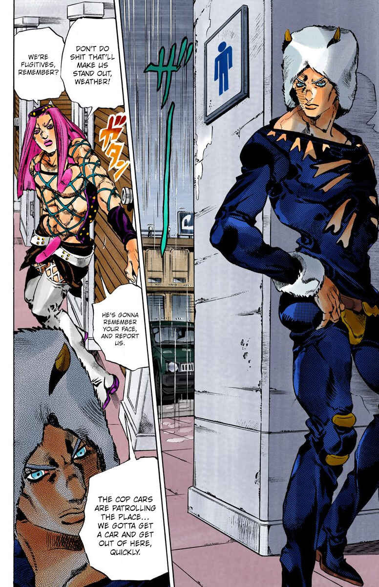 Page 4 Chapter 104 JoJos Bizarre Adventure, Part 6: Stone Ocean (Official Colored)