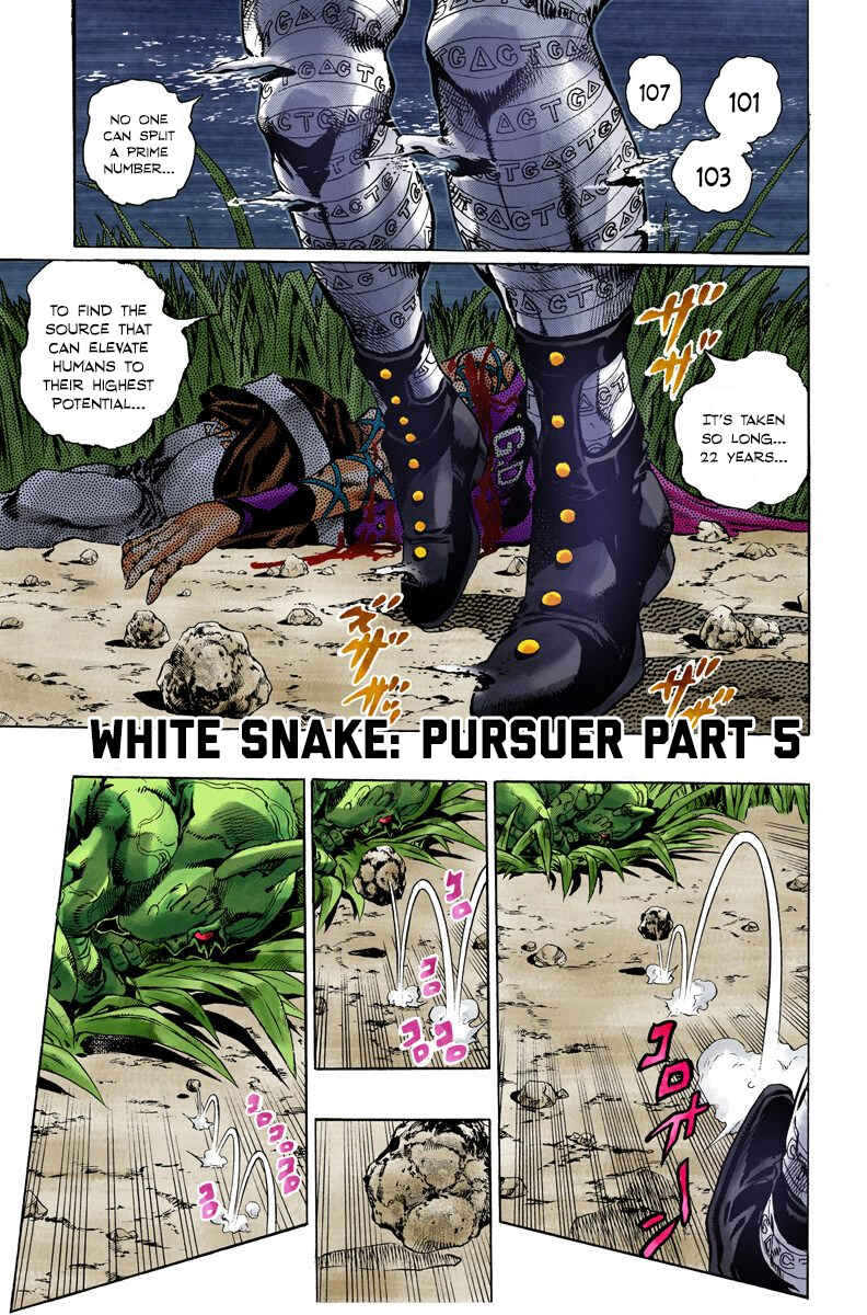 Page 1 Chapter 93 JoJos Bizarre Adventure, Part 6: Stone Ocean (Official Colored)
