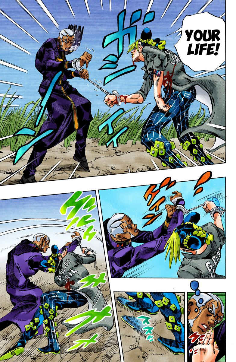 Page 8 Chapter 93 JoJos Bizarre Adventure, Part 6: Stone Ocean (Official Colored)
