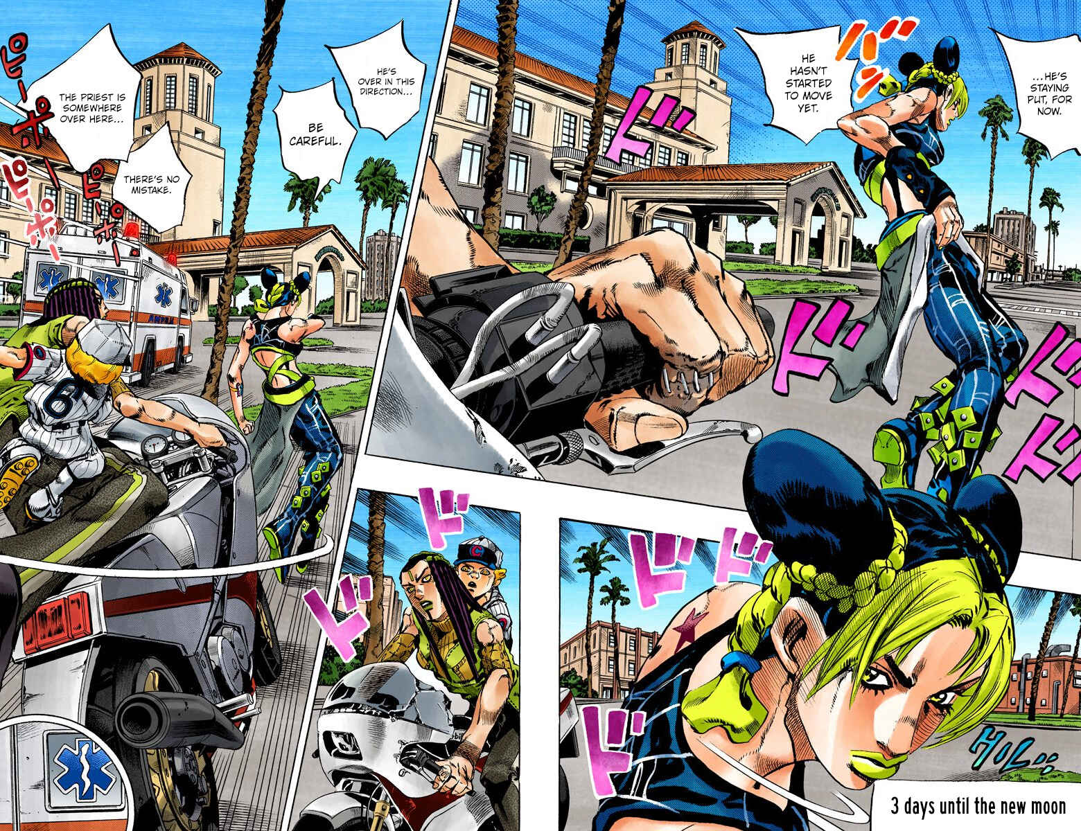 Page 3 Chapter 118 JoJos Bizarre Adventure, Part 6: Stone Ocean (Official Colored)