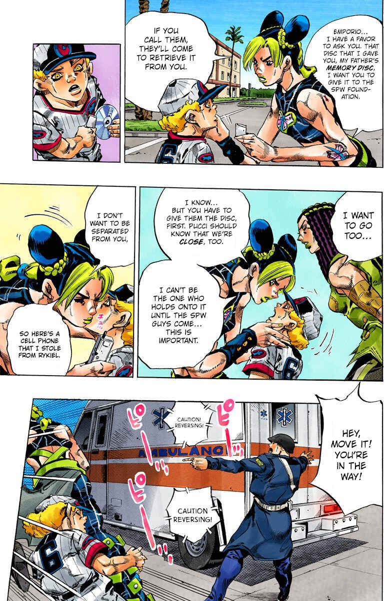 Page 5 Chapter 118 JoJos Bizarre Adventure, Part 6: Stone Ocean (Official Colored)