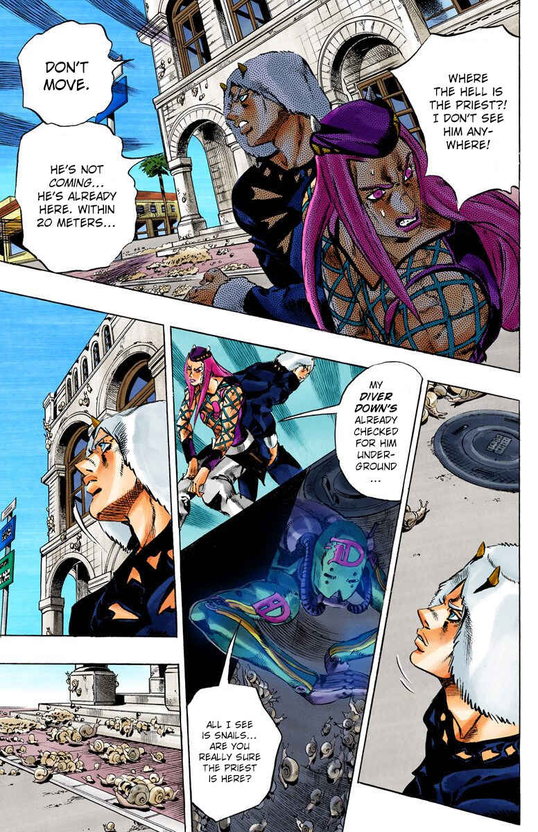 Page 7 Chapter 133 JoJos Bizarre Adventure, Part 6: Stone Ocean (Official Colored)