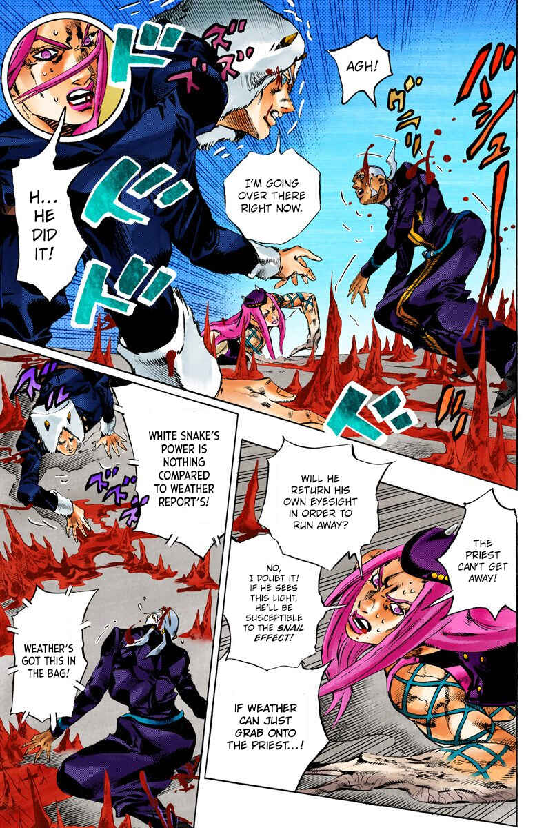 Page 10 Chapter 135 JoJos Bizarre Adventure, Part 6: Stone Ocean (Official Colored)