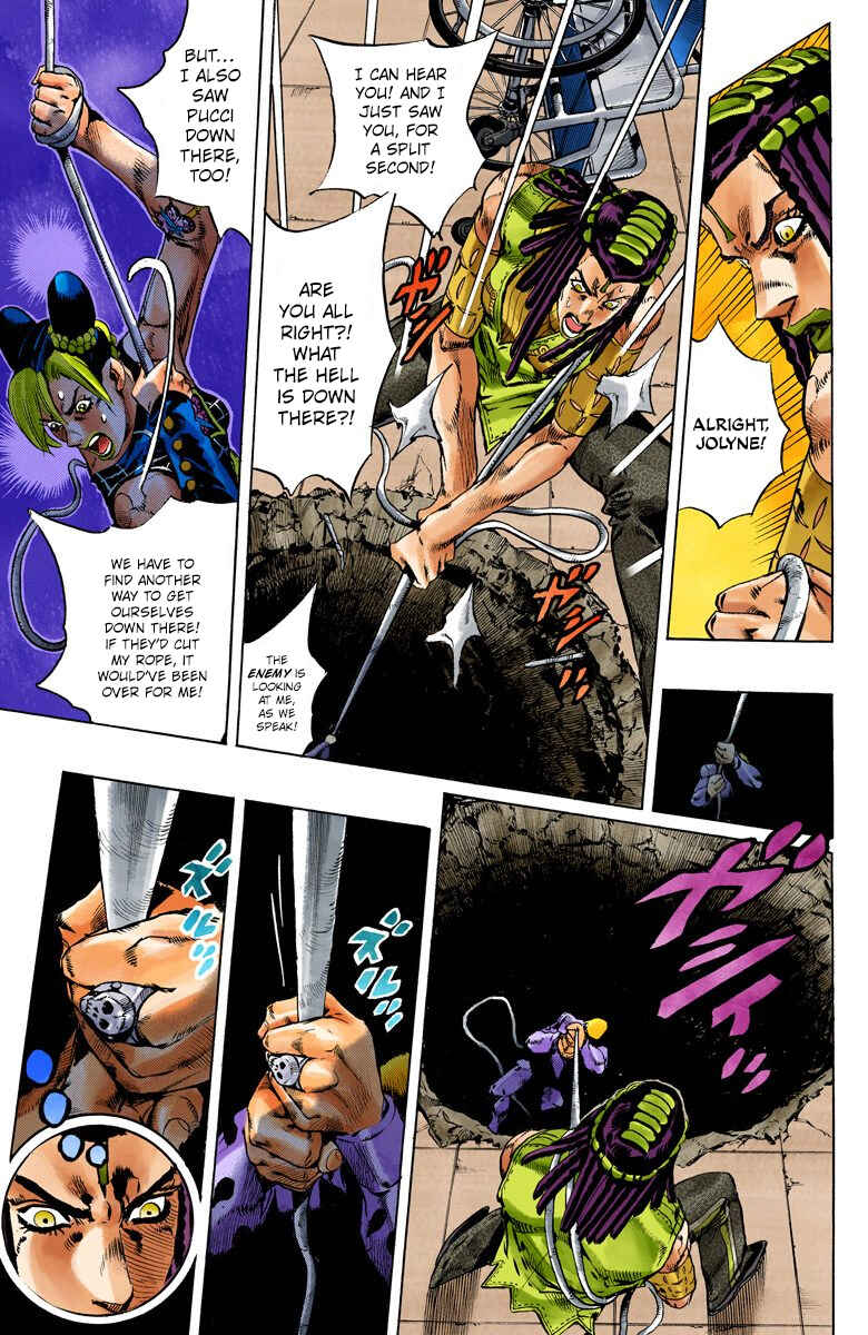 Page 12 Chapter 120 JoJos Bizarre Adventure, Part 6: Stone Ocean (Official Colored)