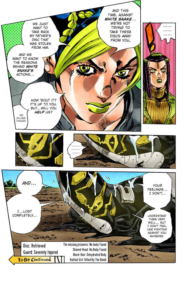 Page 18 Chapter 32 JoJos Bizarre Adventure, Part 6: Stone Ocean (Official Colored)