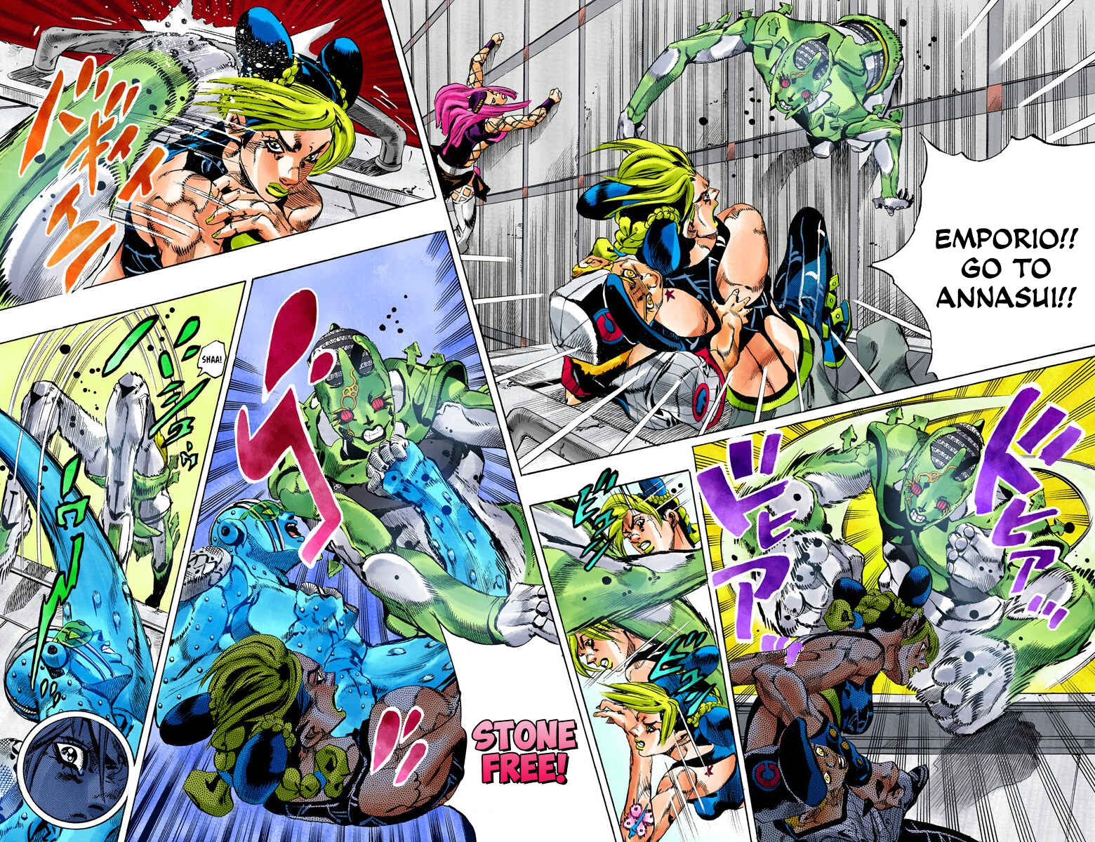 Page 3 Chapter 141 JoJos Bizarre Adventure, Part 6: Stone Ocean (Official Colored)