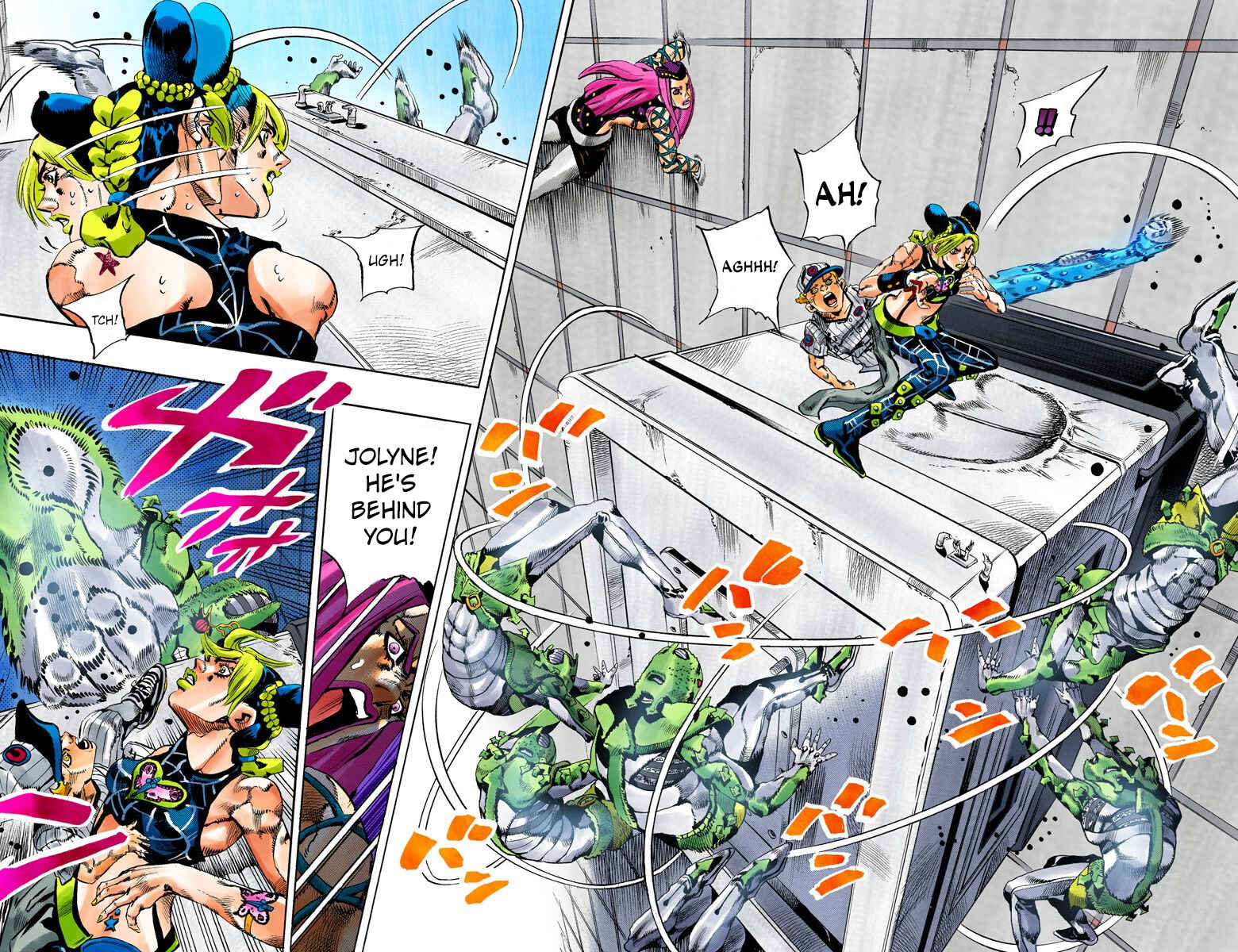 Page 4 Chapter 141 JoJos Bizarre Adventure, Part 6: Stone Ocean (Official Colored)