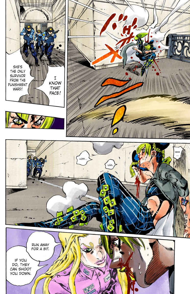 Page 12 Chapter 101 JoJos Bizarre Adventure, Part 6: Stone Ocean (Official Colored)